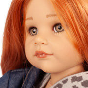 Staande Pop Hannah en haar hond Polly - 50 cm - Staande poppen Götz - In den Olifant