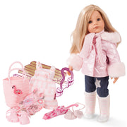 Staande pop Hannah Het Jaar Rond met accessoires - 50 cm - Staande poppen Götz - In den Olifant