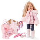 Staande pop Hannah Het Jaar Rond met accessoires - 50 cm - Staande poppen Götz - In den Olifant