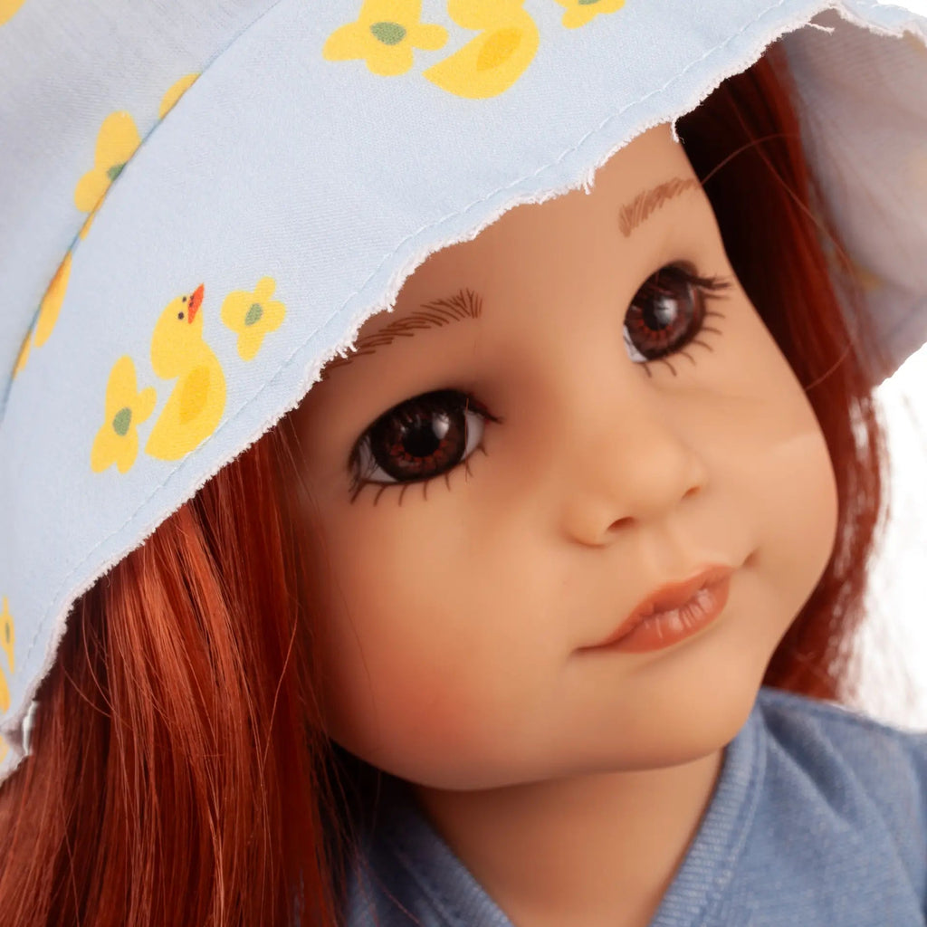 Staande Pop Hannah Little Duck - 50 cm - Staande poppen Götz - In den Olifant