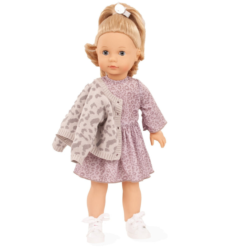 Staande pop Precious Day Jessica Graue Katze - 46 cm - Staande poppen Götz - In den Olifant