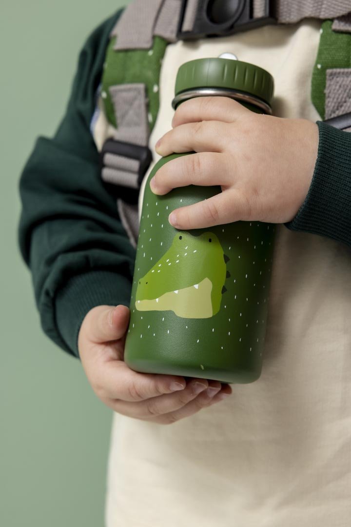 Stalen drinkfles Mr. Alligator - 350 ml - Drinkflessen Trixie - In den Olifant