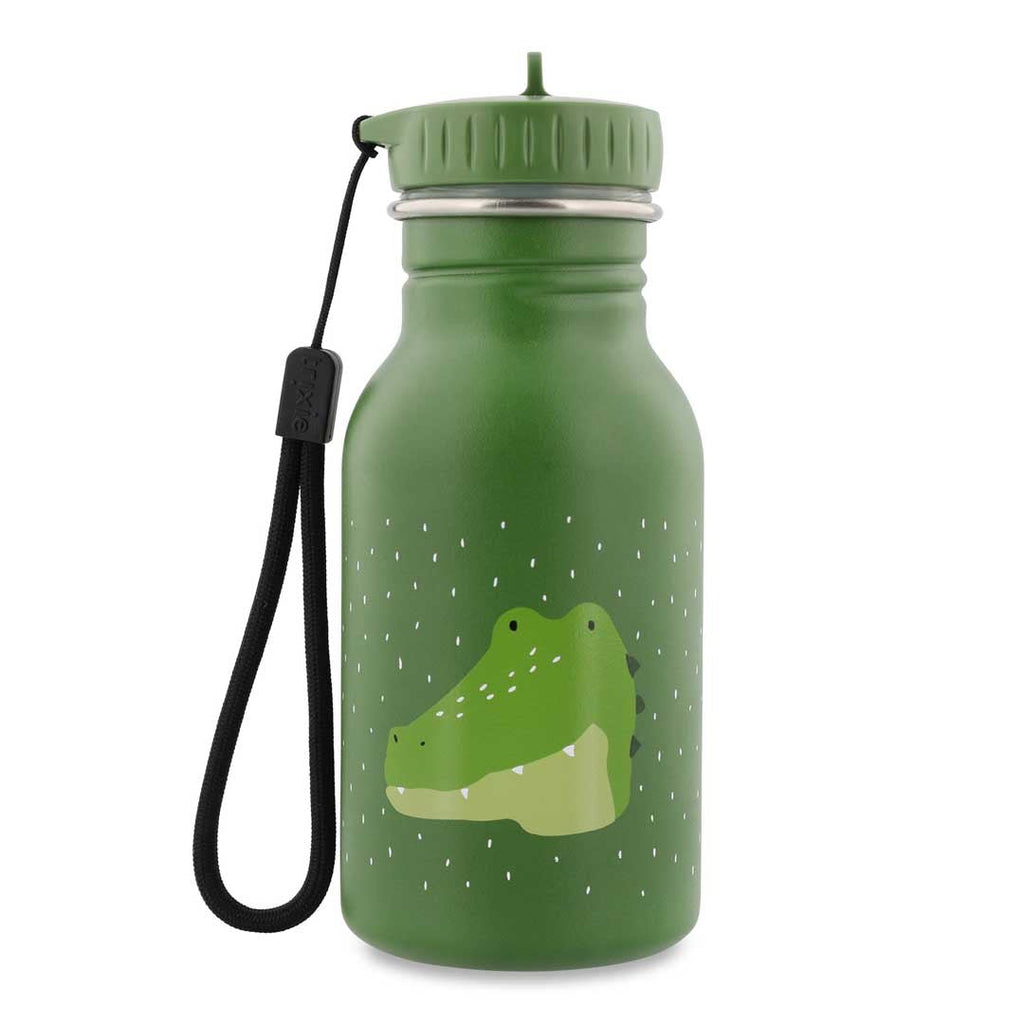 Stalen drinkfles Mr. Alligator - 350 ml - Drinkflessen Trixie - In den Olifant