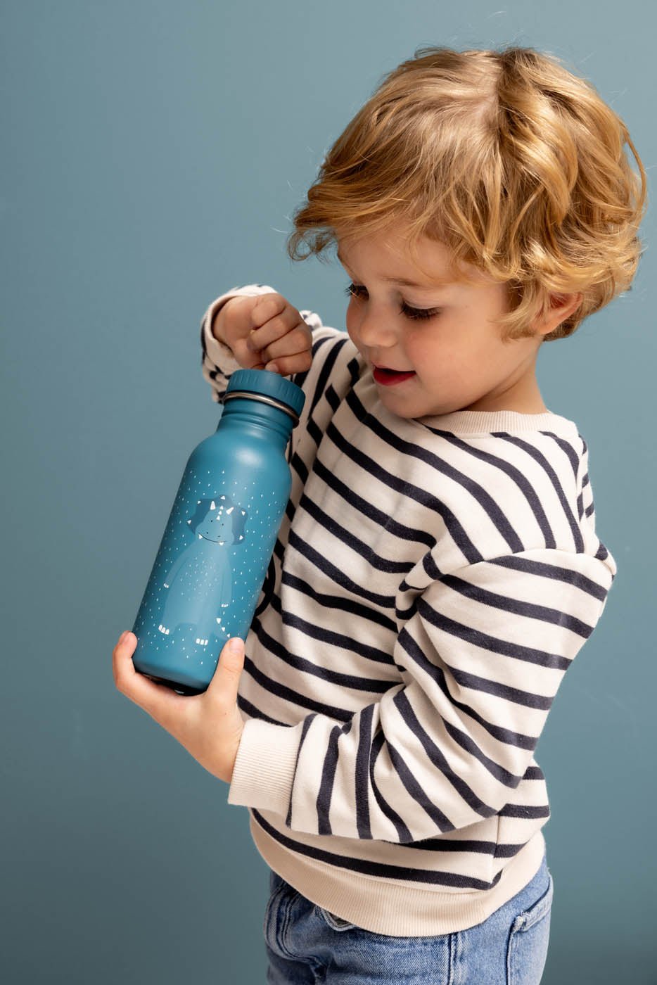 Stalen drinkfles Mr. Triceratops - 500 ml - Drinkflessen Trixie - In den Olifant