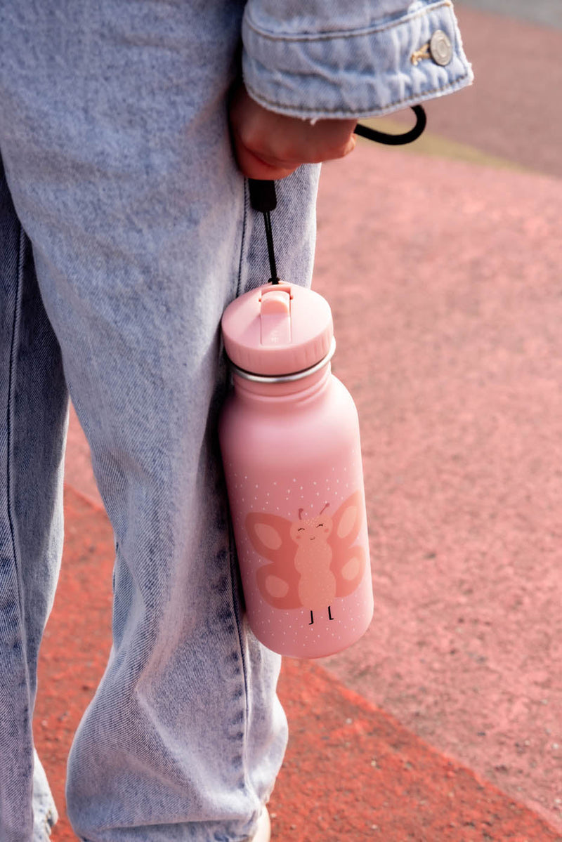 Stalen drinkfles Mrs. Butterfly - 500 ml - Drinkflessen Trixie - In den Olifant