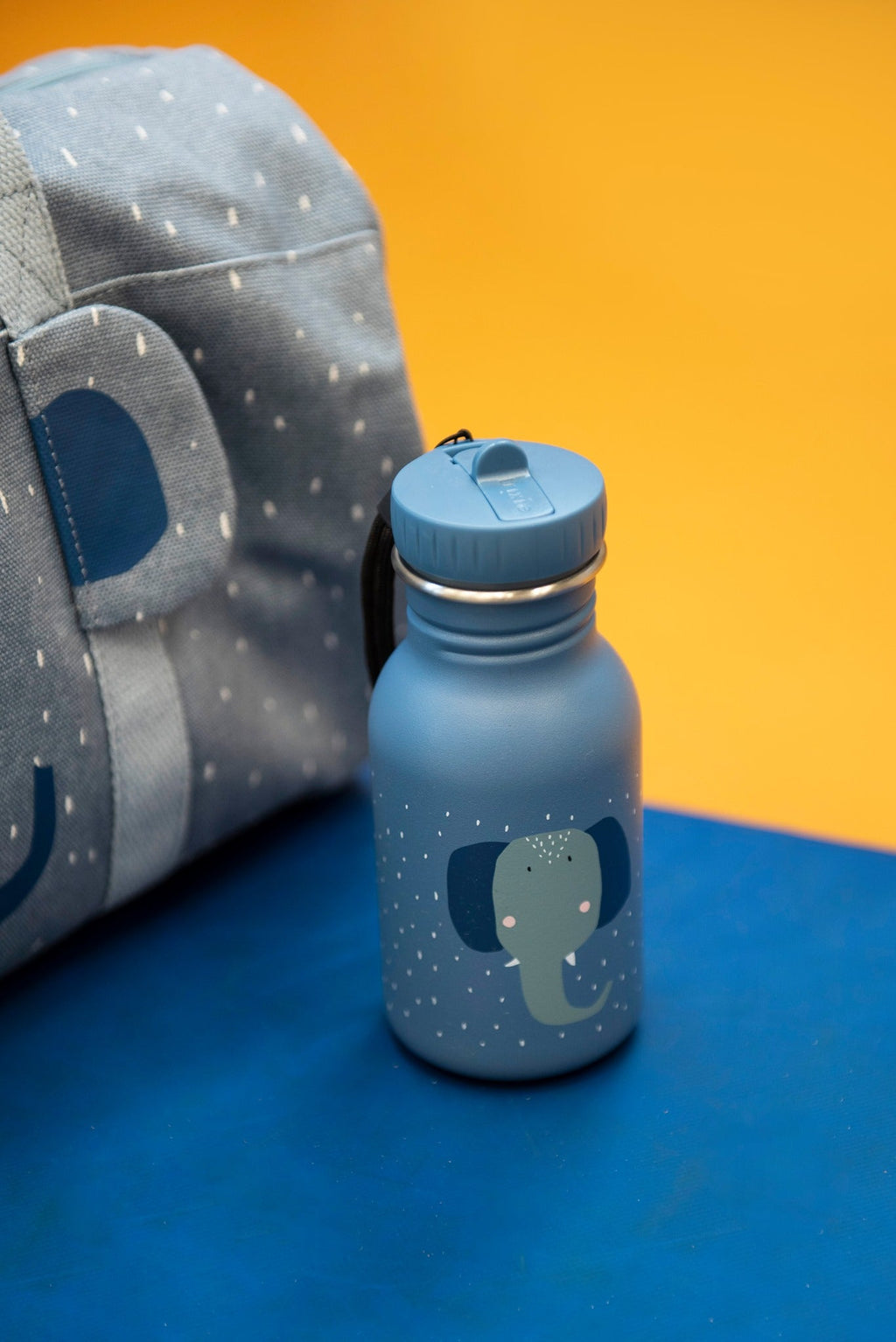 Stalen Drinkfles Mrs. Elephant - 350 ml - Drinkflessen Trixie - In den Olifant