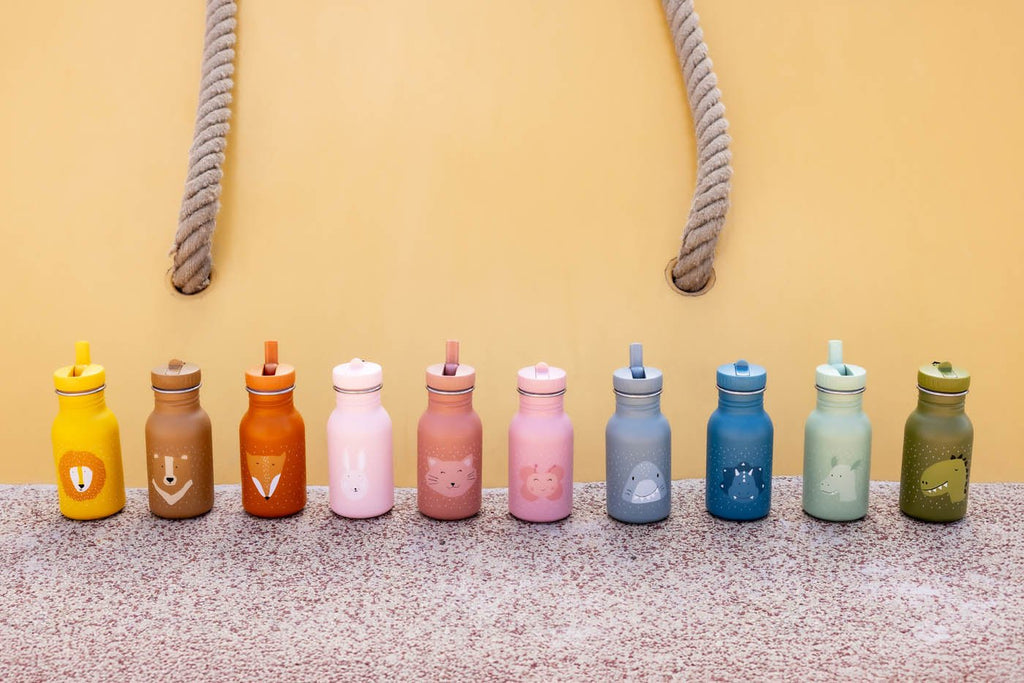 Stalen Drinkfles Mrs. Rabbit - 350 ml - Drinkflessen Trixie - In den Olifant