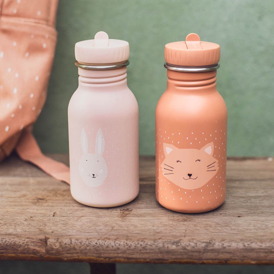 Stalen Drinkfles Mrs. Rabbit - 350 ml - Drinkflessen Trixie - In den Olifant