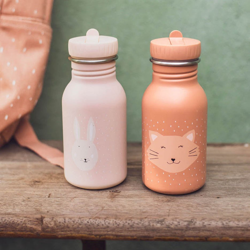 Stalen Drinkfles Mrs. Rabbit - 350 ml - Drinkflessen Trixie - In den Olifant