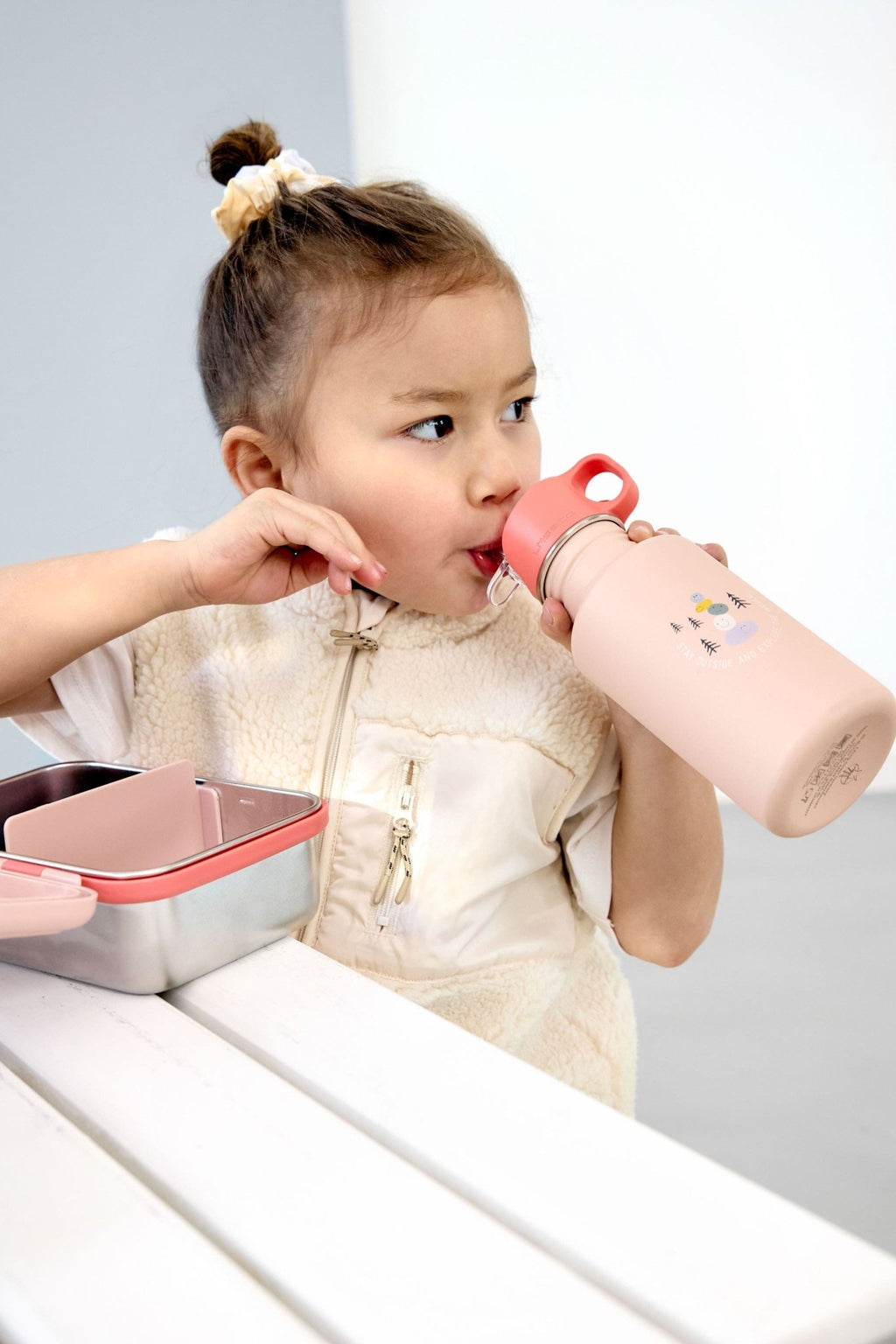 Stalen drinkfles Sunny Explorer Rose/Pink - 500 ml - Drinkflessen Lässig - In den Olifant