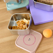 Stalen snackdozen Tiny Team Cat - set van 3 - Lunchboxen en snackdoosjes Lässig - In den Olifant