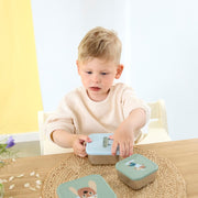 Stalen snackdozen Tiny Team Dog - set van 3 - Lunchboxen en snackdoosjes Lässig - In den Olifant