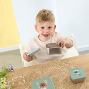 Stalen snackdozen Tiny Team Dog - set van 3 - Lunchboxen en snackdoosjes Lässig - In den Olifant