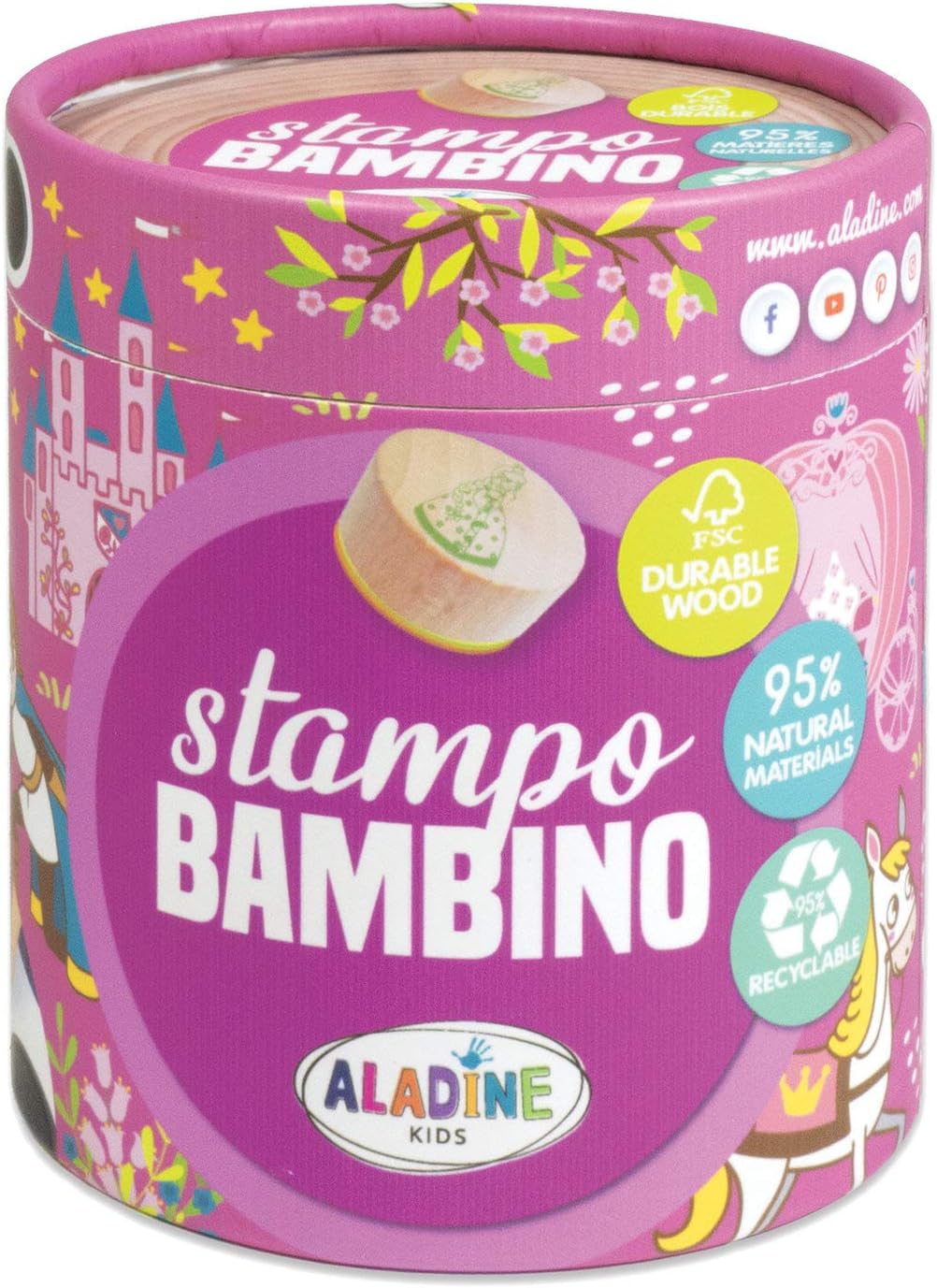 Stampo Bambino Princess - Stempelen Aladine - In den Olifant