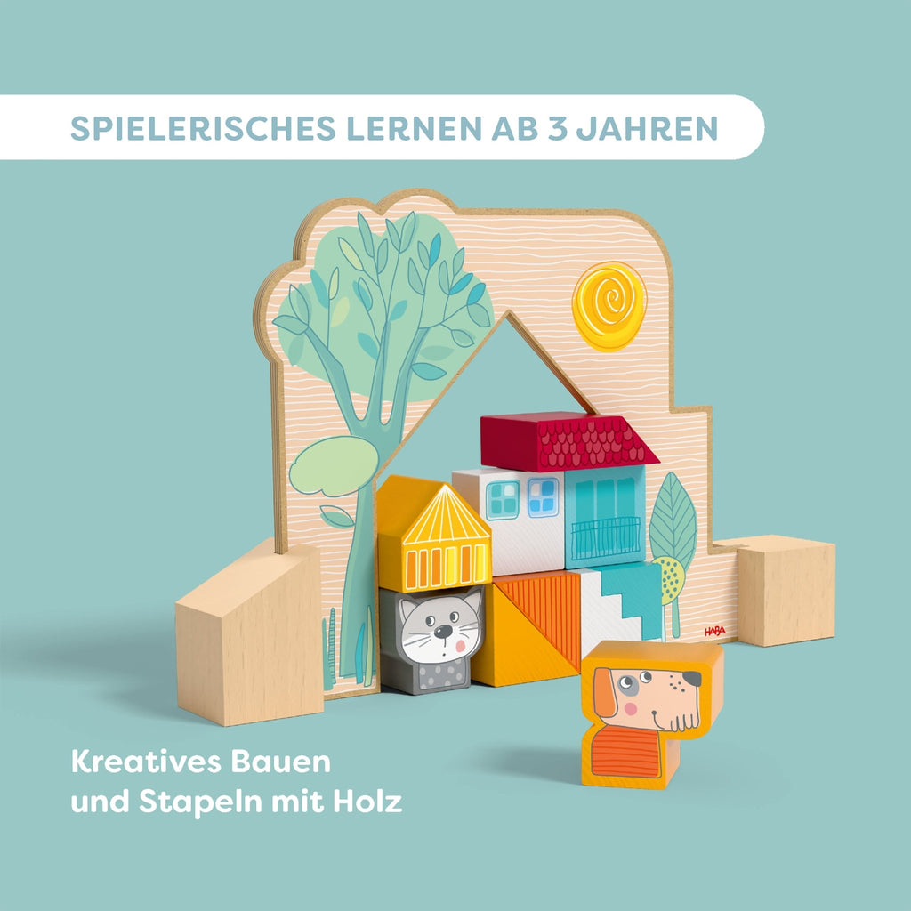 Stapel - en legspel Bouwplezier - Bouwsets Haba - In den Olifant