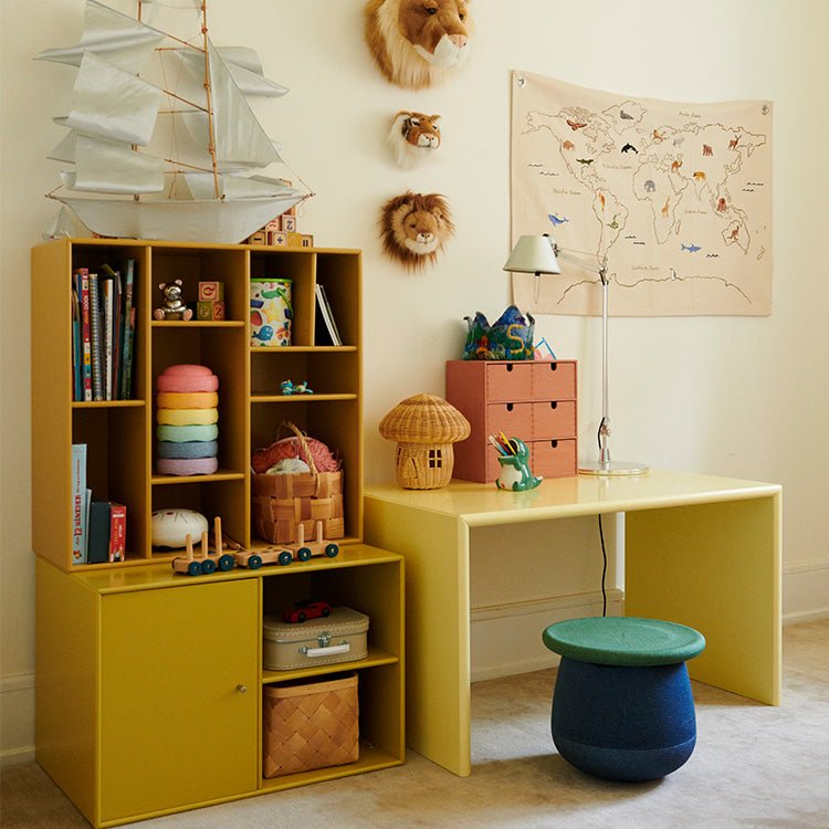 Stapelstein® Base - Schemerblauw - Open ended speelgoed Stapelstein - In den Olifant