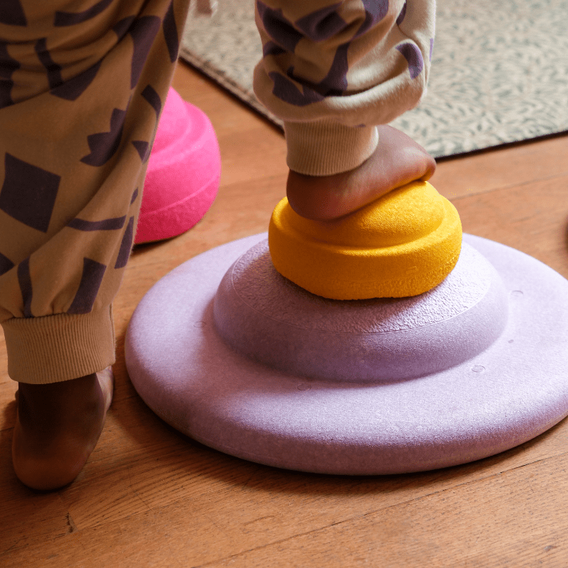 Stapelstein Board - Lichtviolet - Sorteer - en stapelspeelgoed Stapelstein - In den Olifant