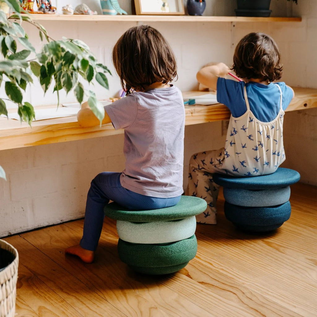 Stapelstein Board - Schemerblauw - Balansspeelgoed Stapelstein - In den Olifant