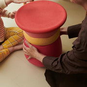 Stapelstein® Dynamic All Flowers - set van 4 - Poefs en kinderzetels Stapelstein - In den Olifant