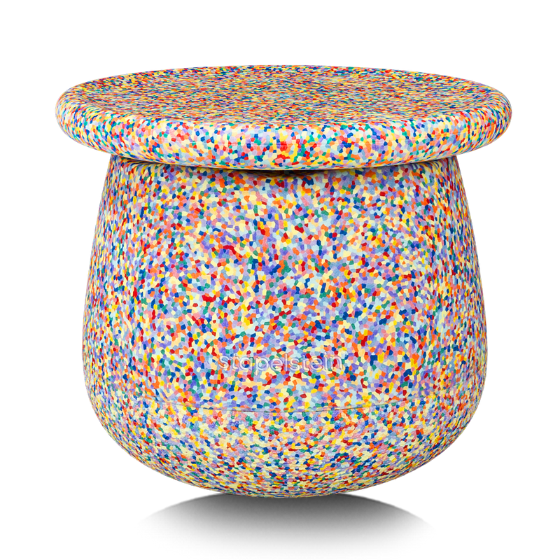 Stapelstein® Dynamic Small Super Confetti - Open ended speelgoed Stapelstein - In den Olifant