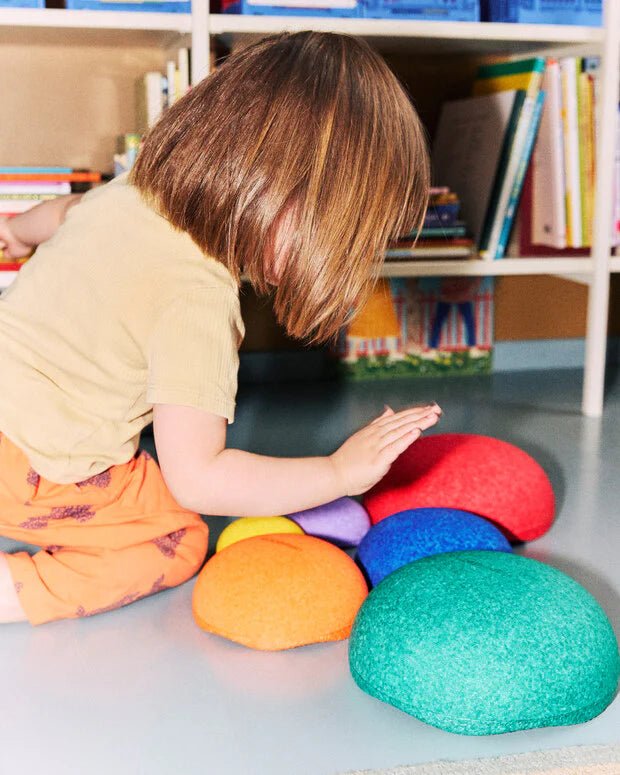 Stapelstein Inside Classic - set van 8 - Open ended speelgoed Stapelstein - In den Olifant