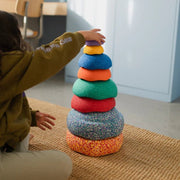 Stapelstein Inside Classic - set van 8 - Open ended speelgoed Stapelstein - In den Olifant