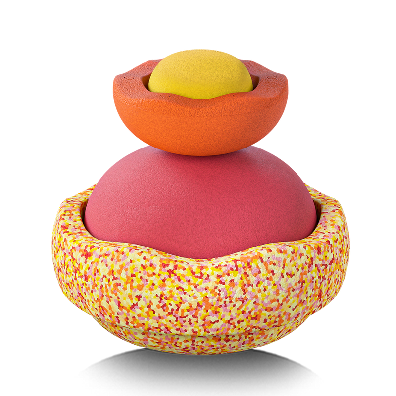 Stapelstein® Inside Classic Warm - set van 4 - Sorteer - en stapelspeelgoed Stapelstein - In den Olifant