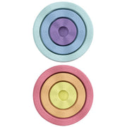 Stapelstein Inside Pastel - set van 6 - Open ended speelgoed Stapelstein - In den Olifant