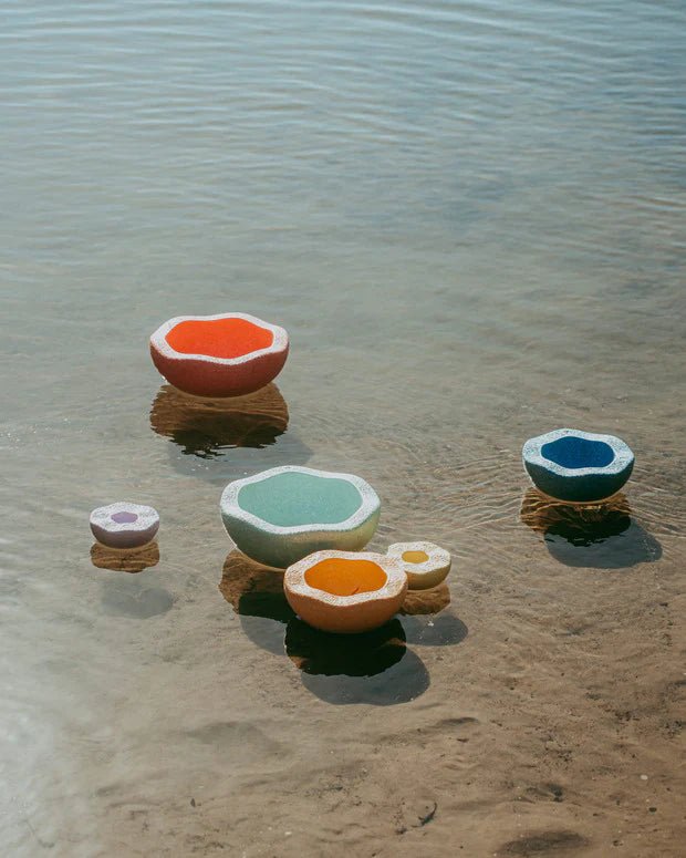 Stapelstein Inside Pastel - set van 8 - Open ended speelgoed Stapelstein - In den Olifant