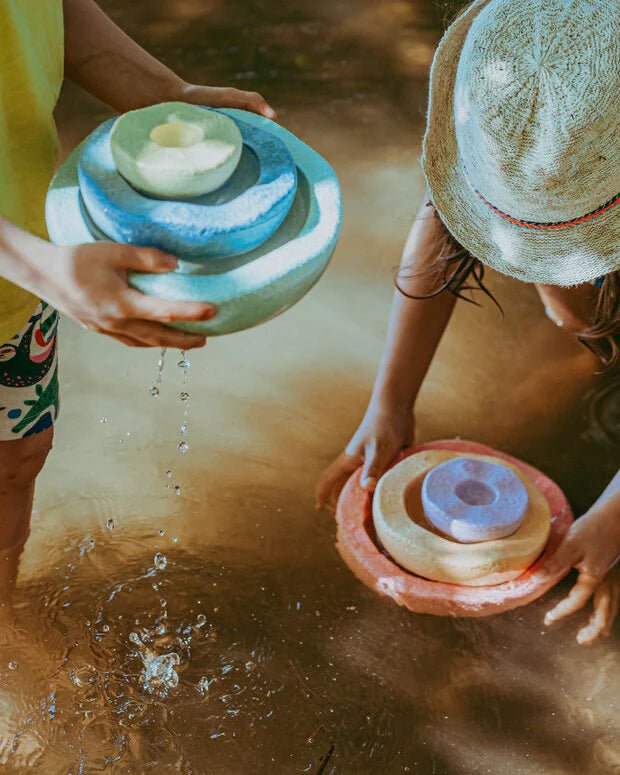 Stapelstein Inside Pastel - set van 8 - Open ended speelgoed Stapelstein - In den Olifant