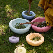 Stapelstein Inside Pastel - set van 8 - Open ended speelgoed Stapelstein - In den Olifant