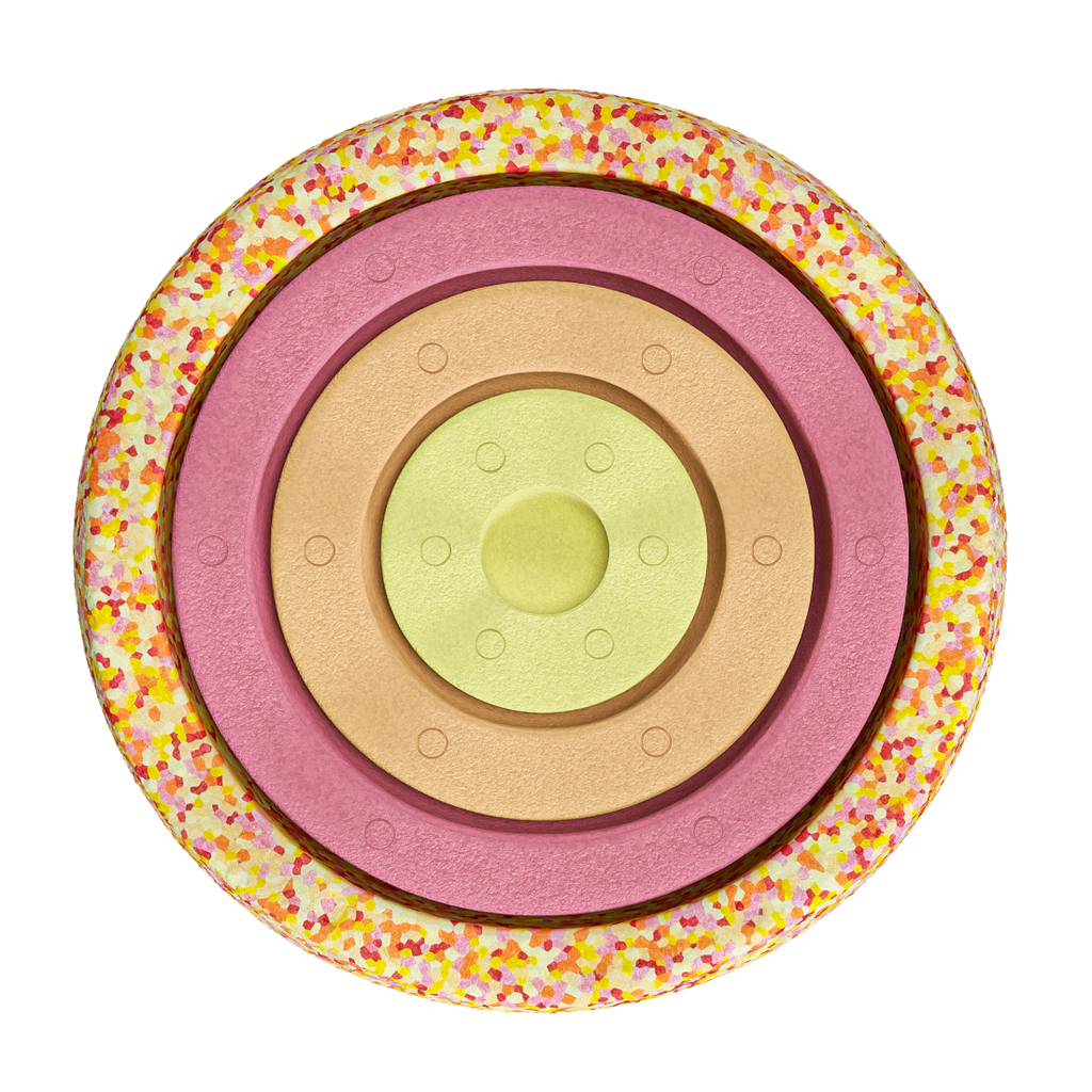 Stapelstein® Inside Pastel Warm - set van 4 - Sorteer - en stapelspeelgoed Stapelstein - In den Olifant