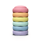 Stapelstein® Mini Rainbow Pastel - Set Van 6 - Sorteer - en stapelspeelgoed Stapelstein - In den Olifant