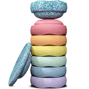 Stapelstein® Winter Special Rainbow Set Pastel | Compleet - Stapelstein Stapelstein - In den Olifant