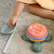 Stapelwaterspeeltje - Stacking Toy Turtle green - Badspeelgoed Lässig - In den Olifant