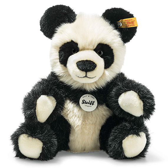 Knuffel Panda Manschli White - 24 Cm