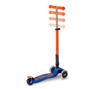 Step Maxi Micro foldable LED Blue Orange Neon - 5 tot 12 jaar - Steppen Micro Mobility - In den Olifant