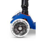 Step Maxi Micro foldable LED Blue Orange Neon - 5 tot 12 jaar - Steppen Micro Mobility - In den Olifant