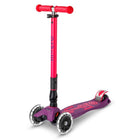 Step Maxi Micro foldable LED Purple Pink Neon - 5 tot 12 jaar - Steppen Micro Mobility - In den Olifant