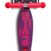 Step Maxi Micro foldable LED Purple Pink Neon - 5 tot 12 jaar - Steppen Micro Mobility - In den Olifant