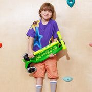 Step Maxi Micro foldable LED Yellow Green Neon - 5 tot 12 jaar - Steppen Micro Mobility - In den Olifant