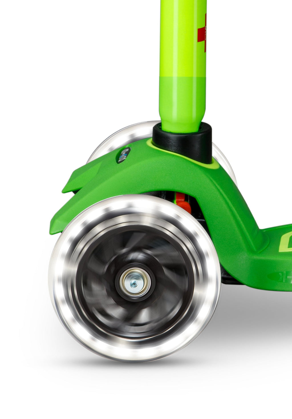 Step met 3 wielen Maxi Micro Deluxe LED groen geel neon - 5 tot 12 jaar - Steppen Micro Mobility - In den Olifant