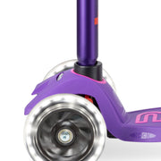 Step met 3 wielen Maxi Micro Deluxe LED Purple - 5 tot 12 jaar - Steppen Micro Mobility - In den Olifant