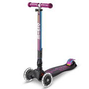 Step met 3 wielen Maxi Micro Foldable LED Neochrome paars - 5 tot 12 jaar - Steppen Micro Mobility - In den Olifant