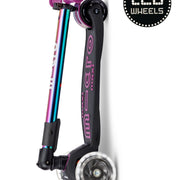 Step met 3 wielen Maxi Micro Foldable LED Neochrome paars - 5 tot 12 jaar - Steppen Micro Mobility - In den Olifant