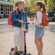 Step met 3 wielen Maxi Micro Foldable LED Neochrome paars - 5 tot 12 jaar - Steppen Micro Mobility - In den Olifant