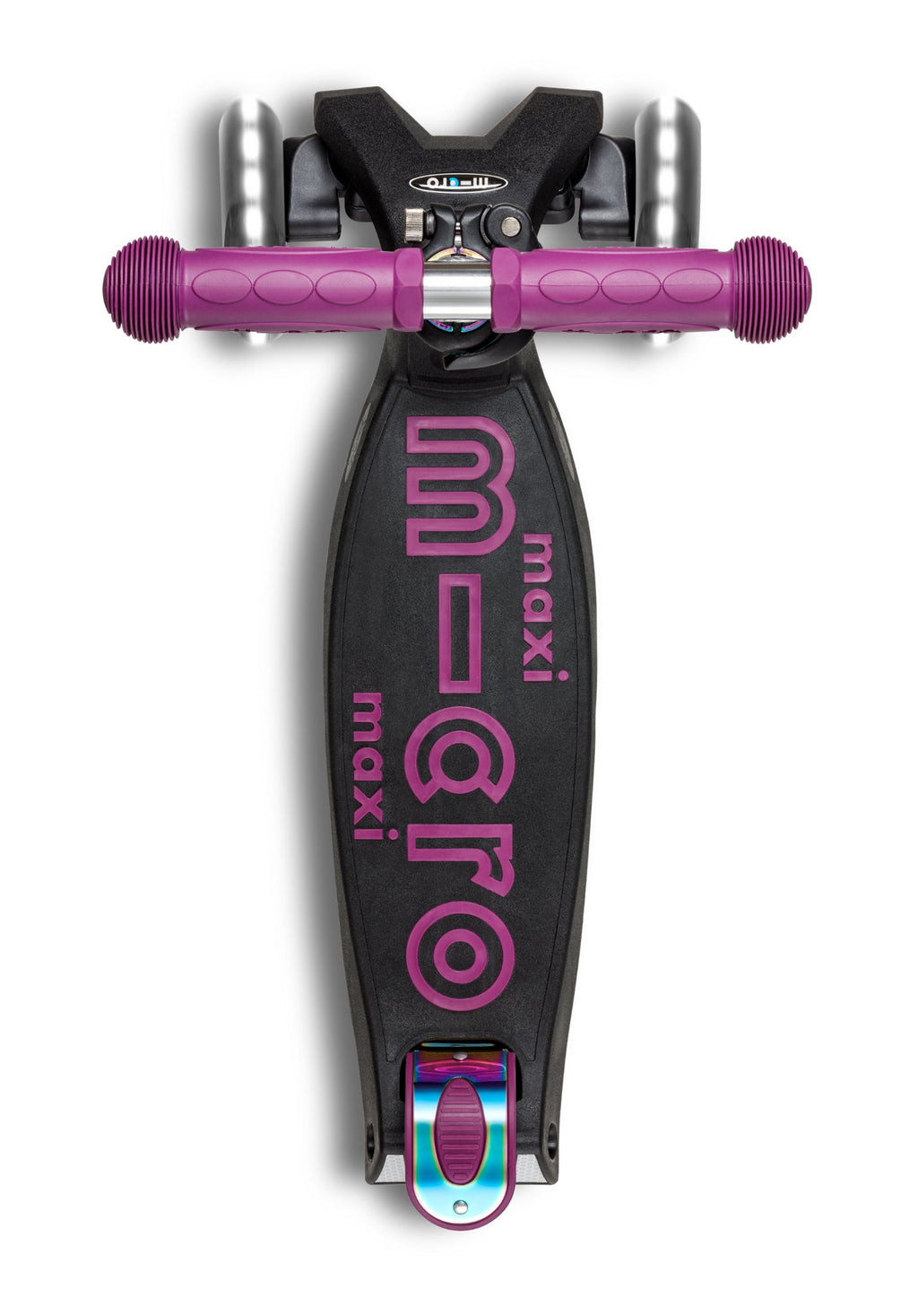 Step met 3 wielen Maxi Micro Foldable LED Neochrome paars - 5 tot 12 jaar - Steppen Micro Mobility - In den Olifant