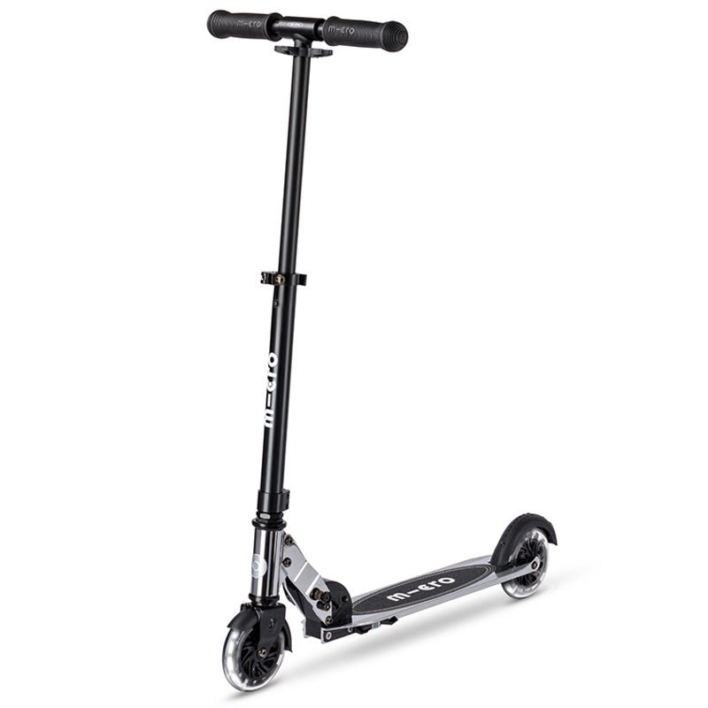 Step Micro Sprite LED Scooter Silverchrome - 5 jaar tot volwassenen - Steppen Micro Mobility - In den Olifant