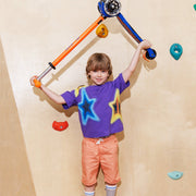 Step op 3 wielen Maxi Micro Deluxe LED blauw oranje neon - 5 tot 12 jaar - Steppen Micro Mobility - In den Olifant