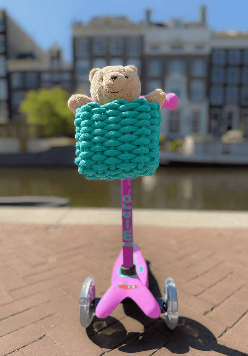 Stepmandje Micro Scoot basket eco Green - Fietsaccessoires Micro Mobility - In den Olifant